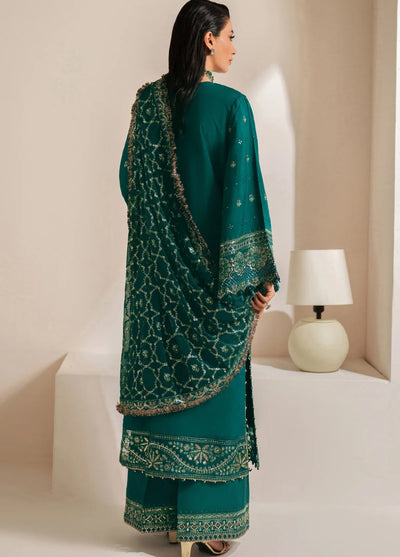 Xenia Formal Unstitched Luxury Raw Silk Suits 3 Piece XE25FL Seriya - Formals Collection