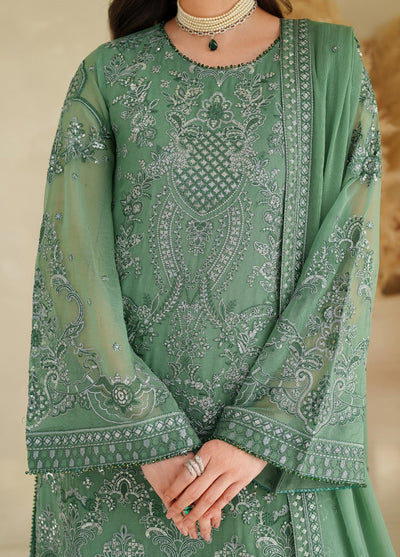 Meesa by Zarif Unstitched Chiffon Embroidered Suits 3 Piece ZAF25MF ZRF-ML-08 JIROON - Winter Collection