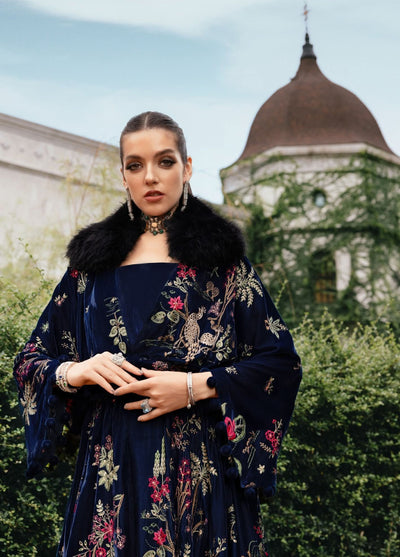 Luxe by Maria B Unstitched Embroidered Twill Linen 3 Piece MB25LW D12 - Winter Collection