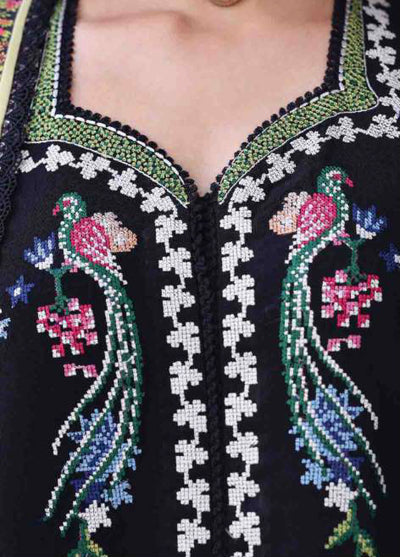 Amaris by Republic Womenswear Unstitched Luxury Shawl Karandi Embroidered Suits 3 Piece RW25AS D-11 - Winter Collection