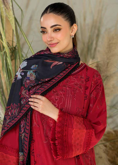 Sobia Nazir Winter Embroidered Khaddar Suits 3 Piece SN25WU D-05 A - Winter Collection