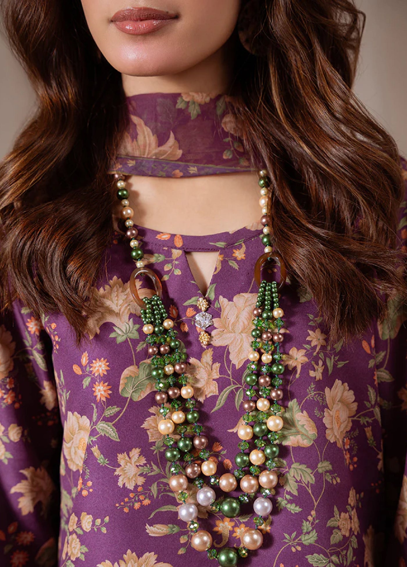 Basics by Gulaal Pret Embroidered Poly Lawn 3 Piece PL-26-S Amethyst Bloom - Summer Collection