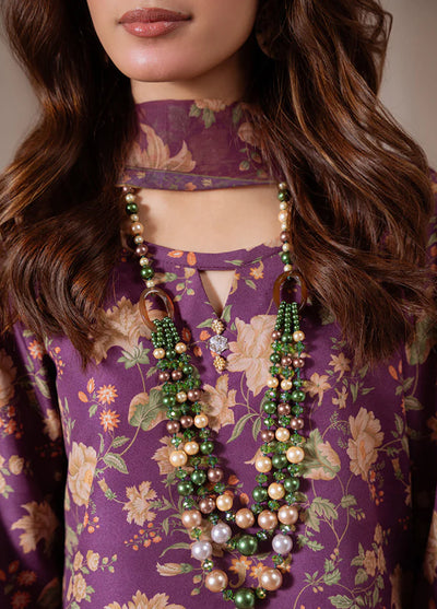 Basics by Gulaal Pret Embroidered Poly Lawn 3 Piece PL-26-S Amethyst Bloom - Summer Collection