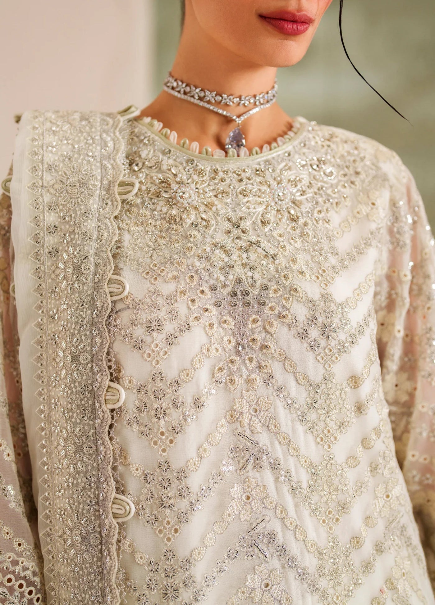 Xenia Formal Unstitched Luxury Chiffon Suits 3 Piece XE25FL Vareha - Formals Collection