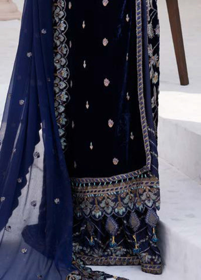 Andaz E Makhmal by Zebtan Unstitched Velvet ZB25 ZAM-01 - Festive Collection