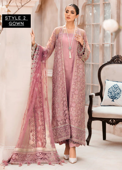 Xenia Formal Unstitched Luxury Chiffon Suits 3 Piece XE25FL Nizha - Formals Collection