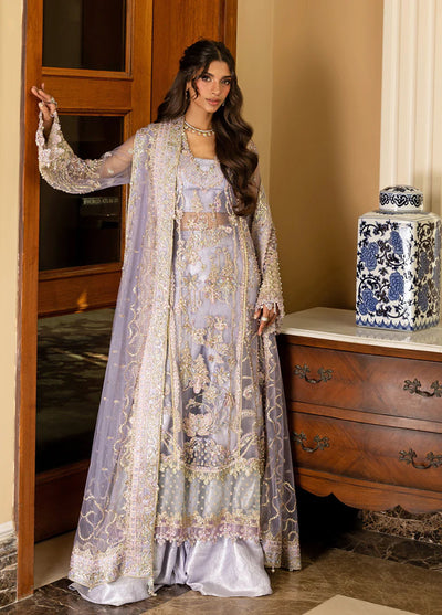 Darling by Mushq Unstitched Embroidered Net 4 Piece Suits MU25DW Simran - Wedding Collection