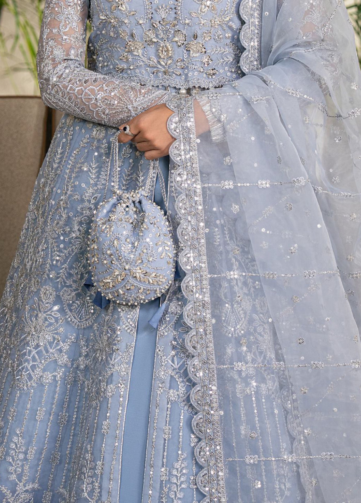 Azira by Gulaal Unstitched Luxury Embroidered Organza 3 piece GL25AF LFU-02 Zahira - Formals Collection