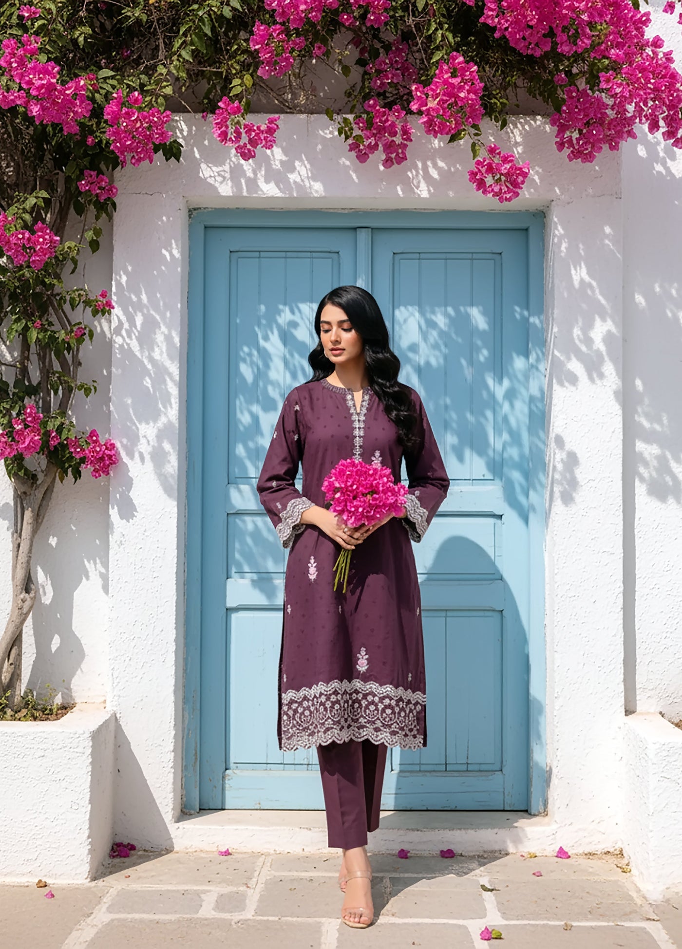 Lakhany Ready To Wear Embroidered Jacquard 1 Piece LG-IZ-0509-W-EMB-1P - Winter Collection