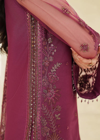 Meesa by Zarif Unstitched Net Embroidered Suits 3 Piece ZAF25MF ZRF-ML-03 ORILA - Winter Collection