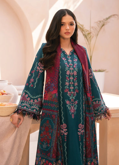 Rang e Khizaan by Xenia Unstitched Khaddar Embroidered Suits 3 Piece XE25SW D-06 ARZOU - Winter Collection