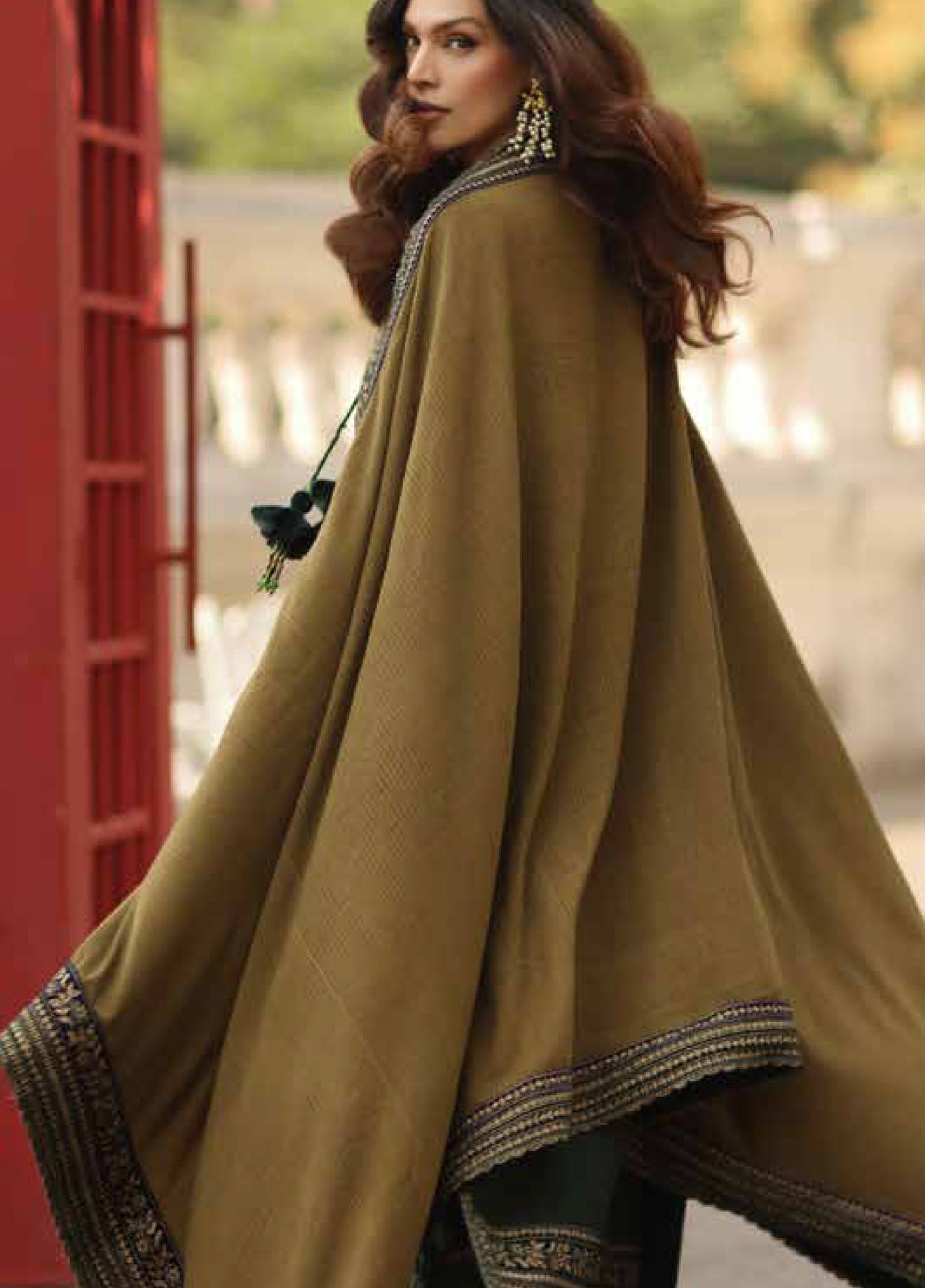 Charizma Signature Unstitched Embroidered Peach Leather 3 Piece CRZ25SP CSW5-07 - Winter Collection