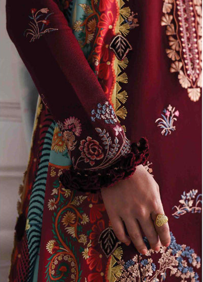 Amaris by Republic Womenswear Unstitched Luxury Shawl Karandi Embroidered Suits 3 Piece RW25AS D-4 - Winter Collection