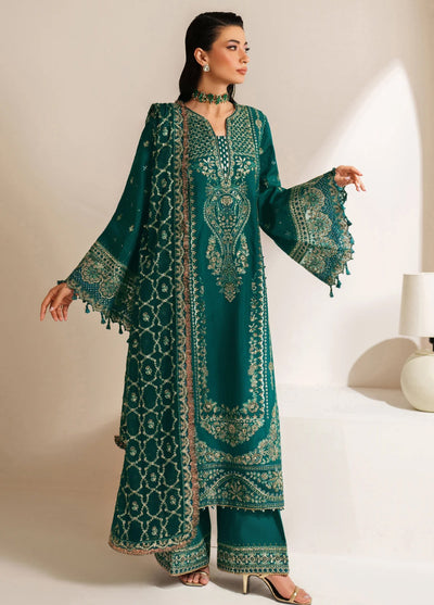 Xenia Formal Unstitched Luxury Raw Silk Suits 3 Piece XE25FL Seriya - Formals Collection