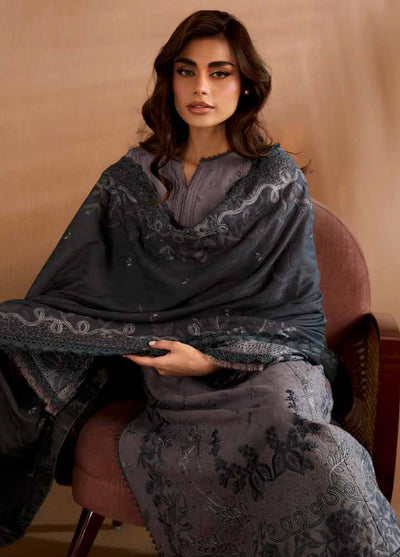 Sobia Nazir Unstitched Shawl Embroidered Khaddar 3 Piece SN25SW D-05 B - Winter Collection