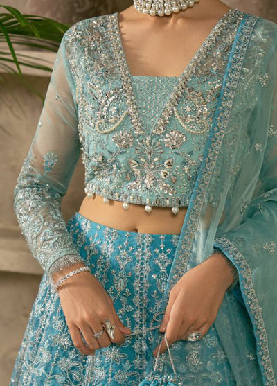 Azira by Gulaal Unstitched Luxury Embroidered Organza 3 piece GL25AF LFU-01 Elaria - Formals Collection