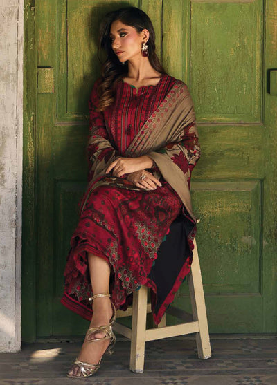 C Prints by Charizma Unstitched Linen Printed Suits 3 Piece CRZ25PL CPW5-23 - Winter Collection