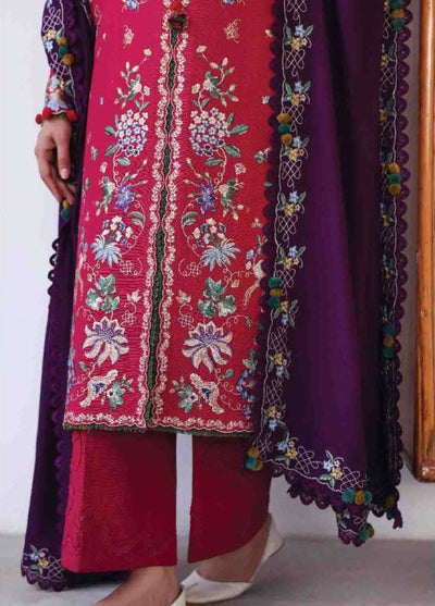 Amaris by Republic Womenswear Unstitched Luxury Shawl Khaddar Embroidered Suits 3 Piece RW25AS D-8 - Winter Collection