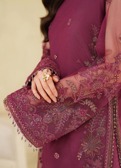 Meesa by Zarif Unstitched Net Embroidered Suits 3 Piece ZAF25MF ZRF-ML-03 ORILA - Winter Collection