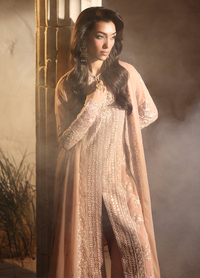 Luxe by Azure Unstitched Chiffon Embroidered Suits 3 Piece AZ25LF Lueur - Festive Collection