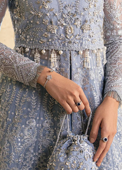 Azira by Gulaal Unstitched Luxury Embroidered Organza 3 piece GL25AF LFU-02 Zahira - Formals Collection