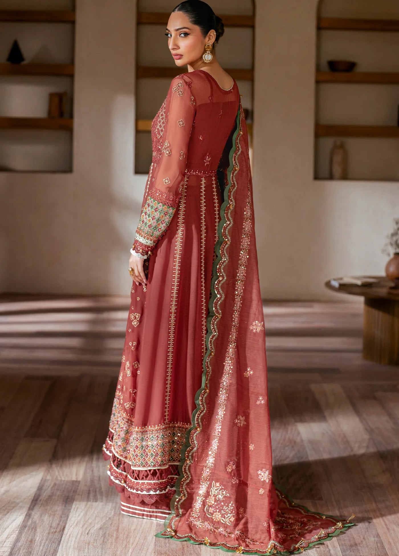 Xenia Formal Unstitched Luxury Chiffon Suits 3 Piece XE25FL Selene - Formals Collection