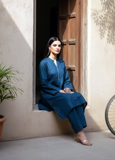 Lakhany Women Ready To Wear Embroidered 2 Piece Cambric LG-UB-0189-W-EMB-2P - Winter Collection