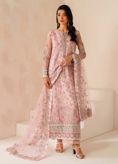 Xenia Formal Unstitched Luxury Net Suits 3 Piece XE25FL Ashal - Formals Collection