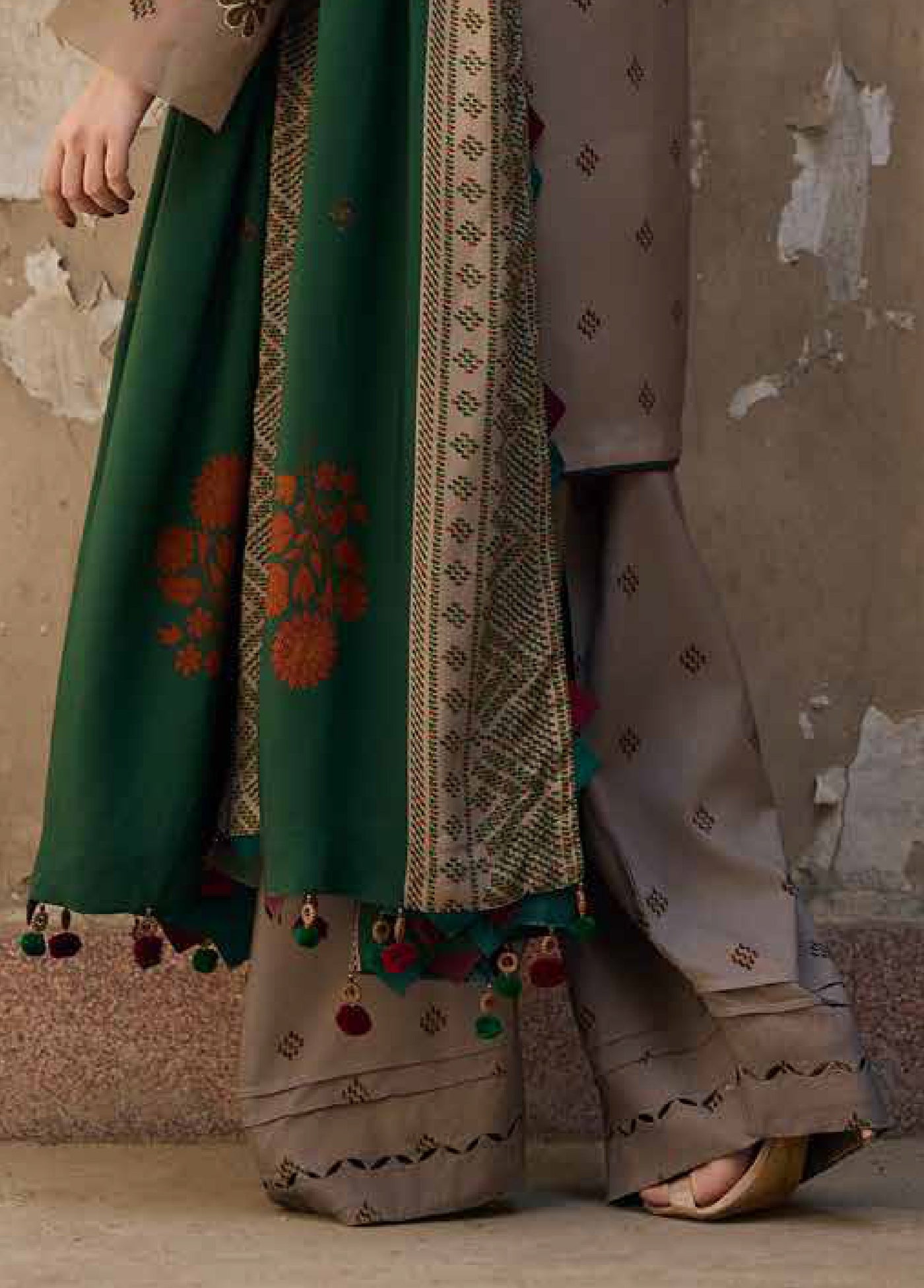 C Prints by Charizma Unstitched Linen Printed Suits 3 Piece CRZ25PL CPW5-19 - Winter Collection