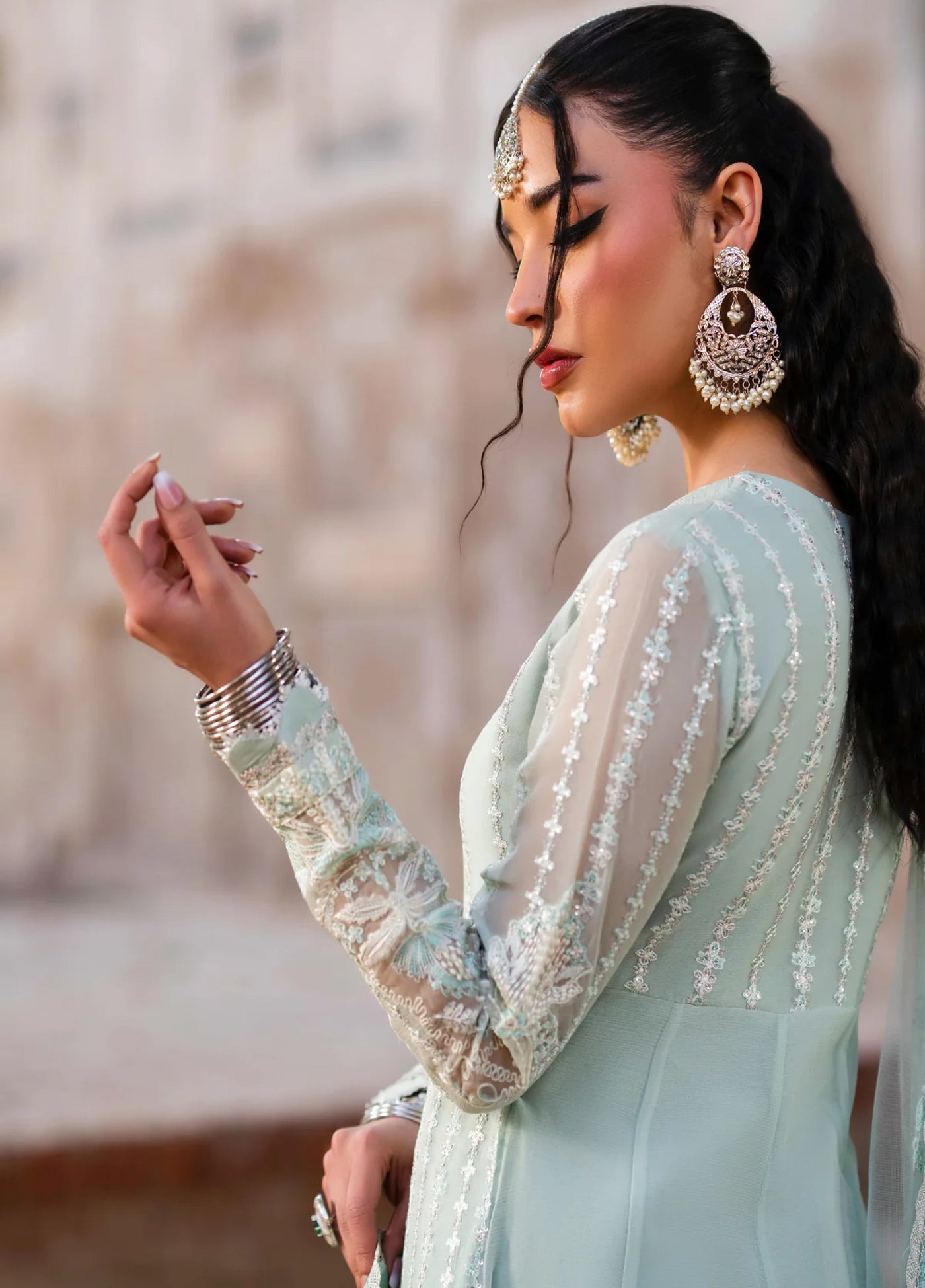 Xenia Formal Unstitched Luxury Chiffon Suits 3 Piece XE25FL Nousha - Formals Collection