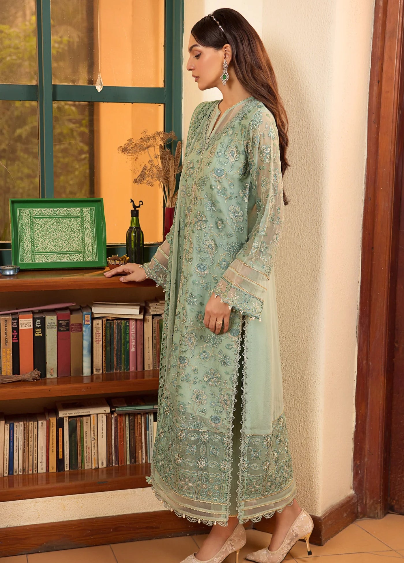 Xenia Formal Unstitched Luxury Chiffon Suits 3 Piece XE25FL Olga - Formals Collection