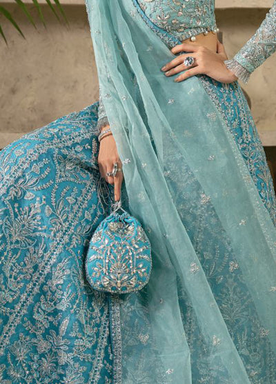 Azira by Gulaal Unstitched Luxury Embroidered Organza 3 piece GL25AF LFU-01 Elaria - Formals Collection