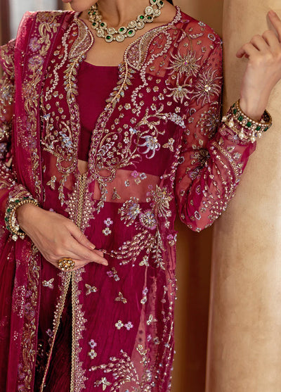 Darling by Mushq Unstitched Embroidered Organza 4 Piece Suits MU25DW Bebo - Wedding Collection