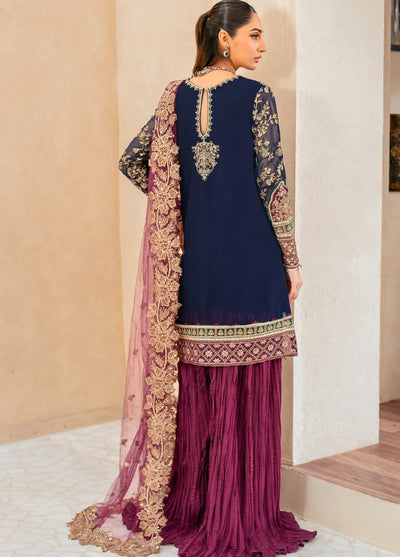 Xenia Formal Unstitched Luxury Chiffon Suits 3 Piece XE25FL Seraphina - Formals Collection