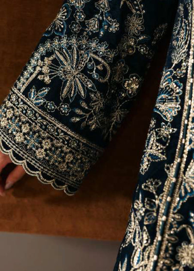 Marais by Gulaal Unstitched Velvet Embroidered 3 Piece Suits GL25VF GL-25-V11 Morena - Festive Collection