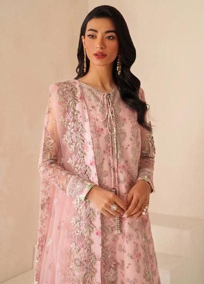 Xenia Formal Unstitched Luxury Net Suits 3 Piece XE25FL Ashal - Formals Collection