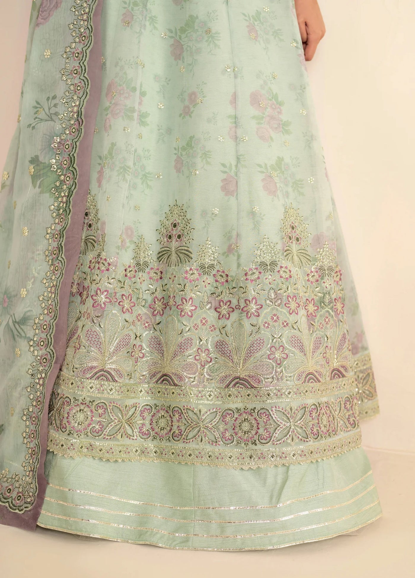 Xenia Formal Unstitched Luxury Chiffon Suits 3 Piece XE25FL Sive - Formals Collection