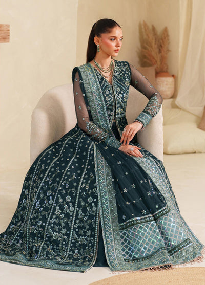 Meesa by Zarif Unstitched Net Embroidered Suits 3 Piece ZAF25MF ZRF-ML-02 RIMUL - Winter Collection