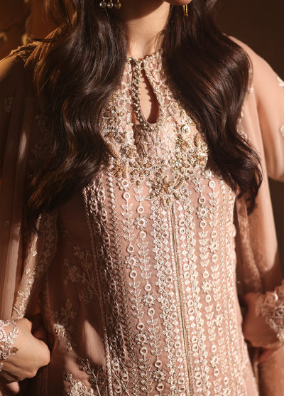 Luxe by Azure Unstitched Chiffon Embroidered Suits 3 Piece AZ25LF Lueur - Festive Collection