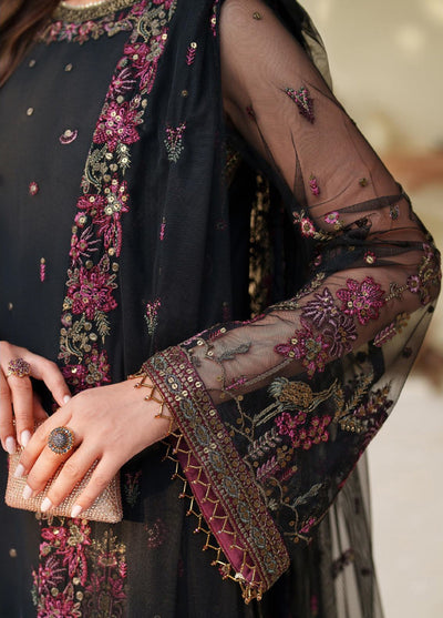 Meesa by Zarif Unstitched Net Embroidered Suits 3 Piece ZAF25MF ZRF-ML-05 JEMIHA - Winter Collection