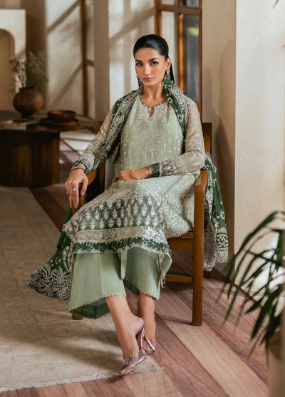 Xenia Formal Unstitched Luxury Chiffon Suits 3 Piece XE25FL Verdura - Formals Collection
