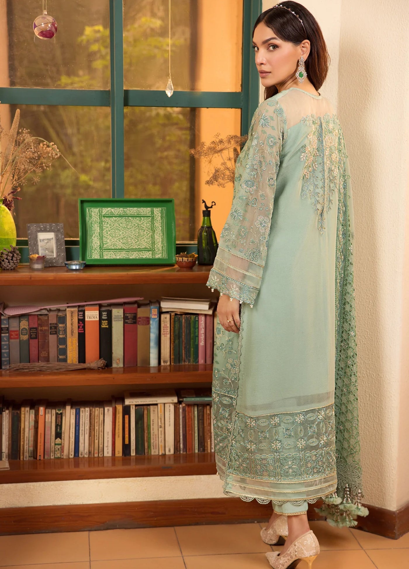 Xenia Formal Unstitched Luxury Chiffon Suits 3 Piece XE25FL Olga - Formals Collection