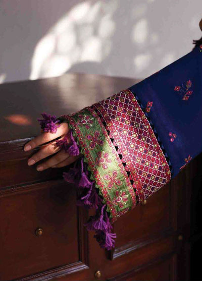 Amaris by Republic Womenswear Unstitched Luxury Shawl Karandi Embroidered Suits 3 Piece RW25AS D-10 - Winter Collection