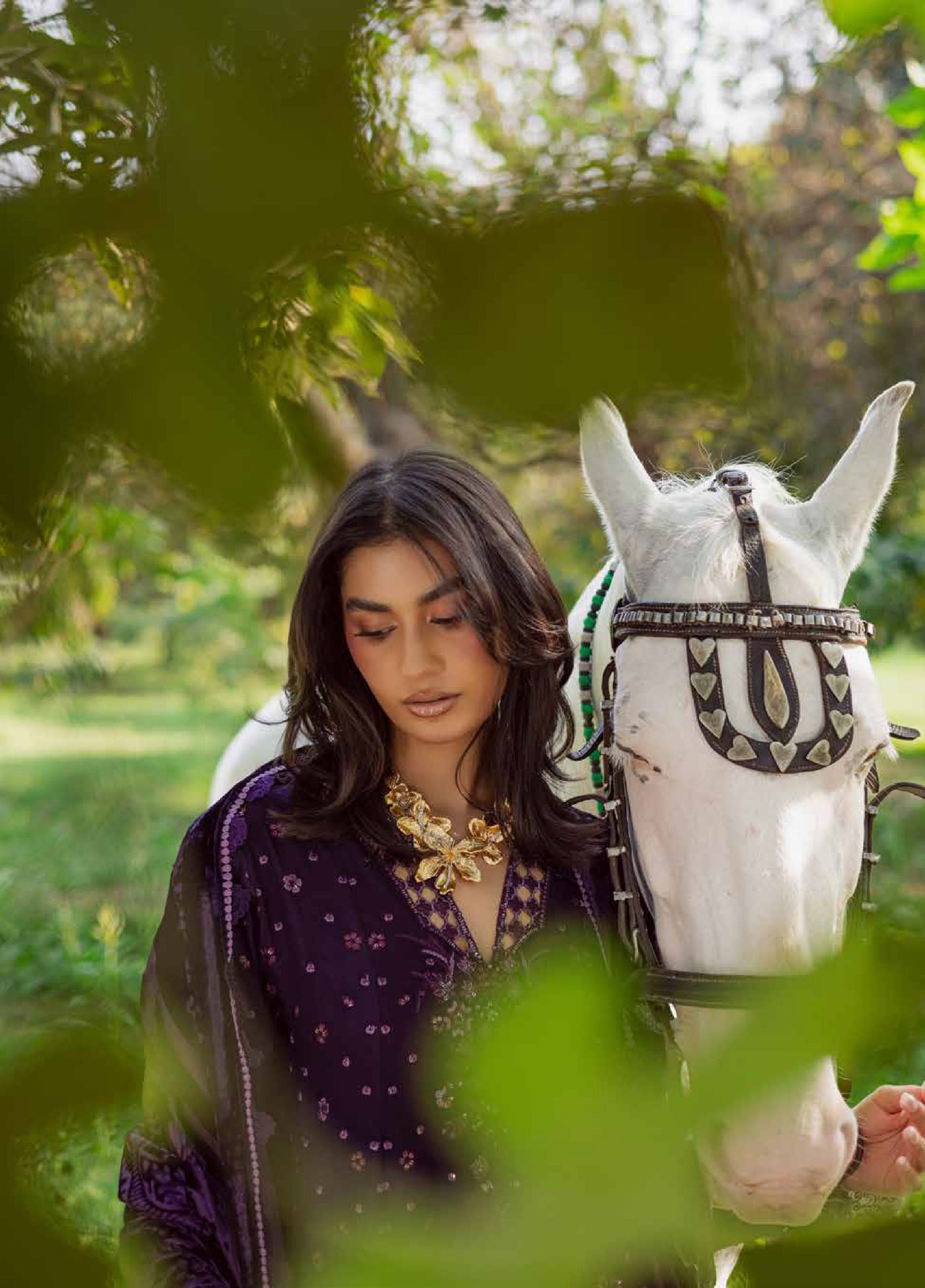 Nureh Exclusive Unstitched Luxury Palachi Embroidered Leather Peach Suits 3 Piece NU25PS NE-187 - Winter Collection