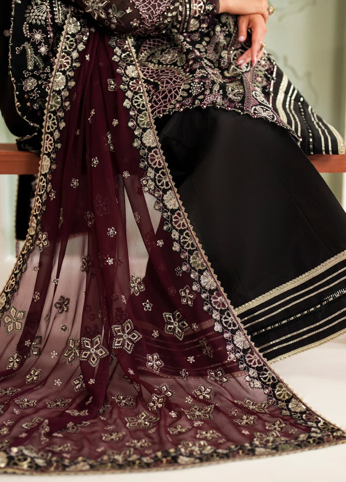 Xenia Formal Unstitched Luxury Chiffon Suits 3 Piece XE25FL Ayat - Formals Collection