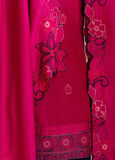 Symphony Hemline by Mushq Unstitched Karandi Embroidered 3 Piece MU25SK Darling Bloom - Winter Collection