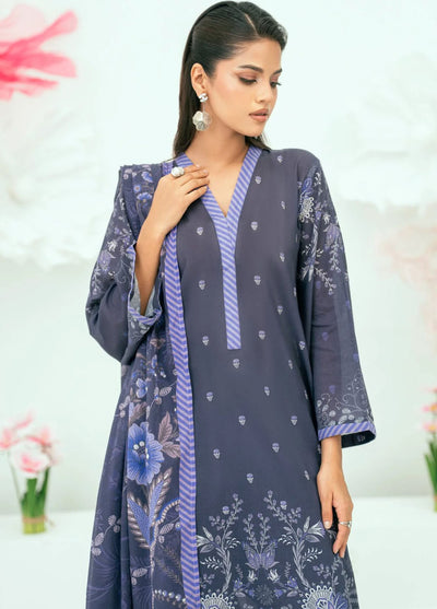 Amal Printed Lawn Suits Unstitched 3 Piece AL25AUS D-19