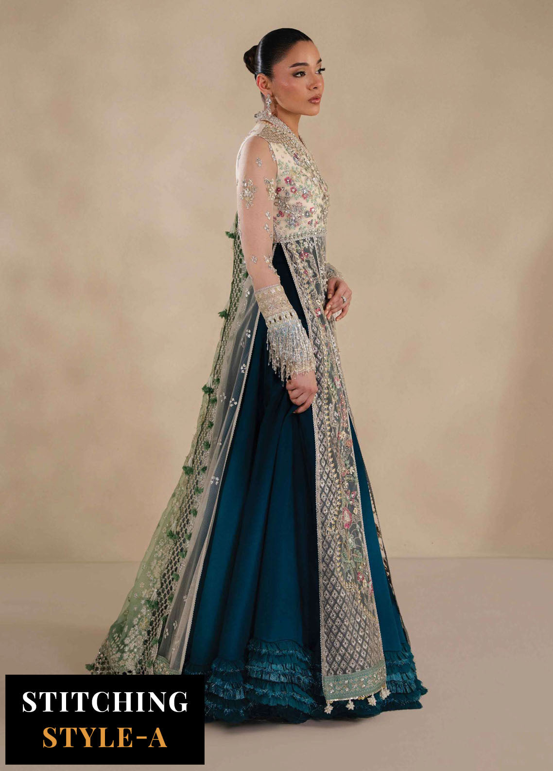 Lilianne by Republic Womenswear Embroidered Net Suits Unstitched 3 Piece RW25LW D-08 Miraelie - Formal Collection