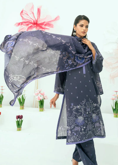 Amal Printed Lawn Suits Unstitched 3 Piece AL25AUS D-19