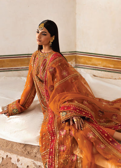 The Empress by Emaan Adeel Embroidered Organza Suits Unstitched 3 Piece EA25TE D-08 Solmira